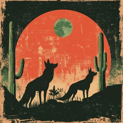 Mexican Cactus Print Prompts for DALLĀ·E